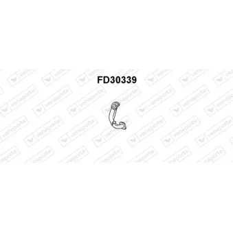 Tuyau d'échappement VENEPORTE FD30339