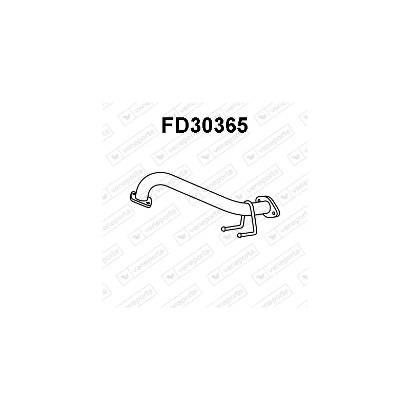 Tuyau d'échappement VENEPORTE FD30365
