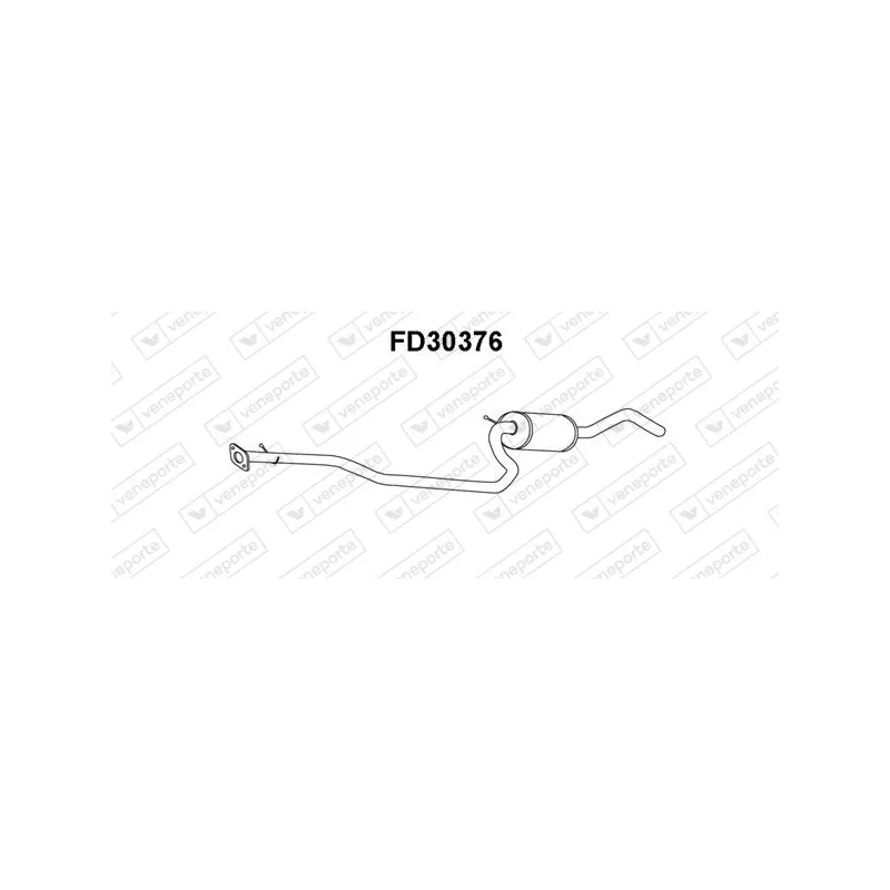 Silencieux central VENEPORTE FD30376