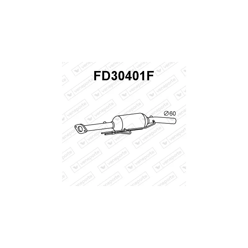Filtre à particules / à suie, échappement VENEPORTE FD30401F