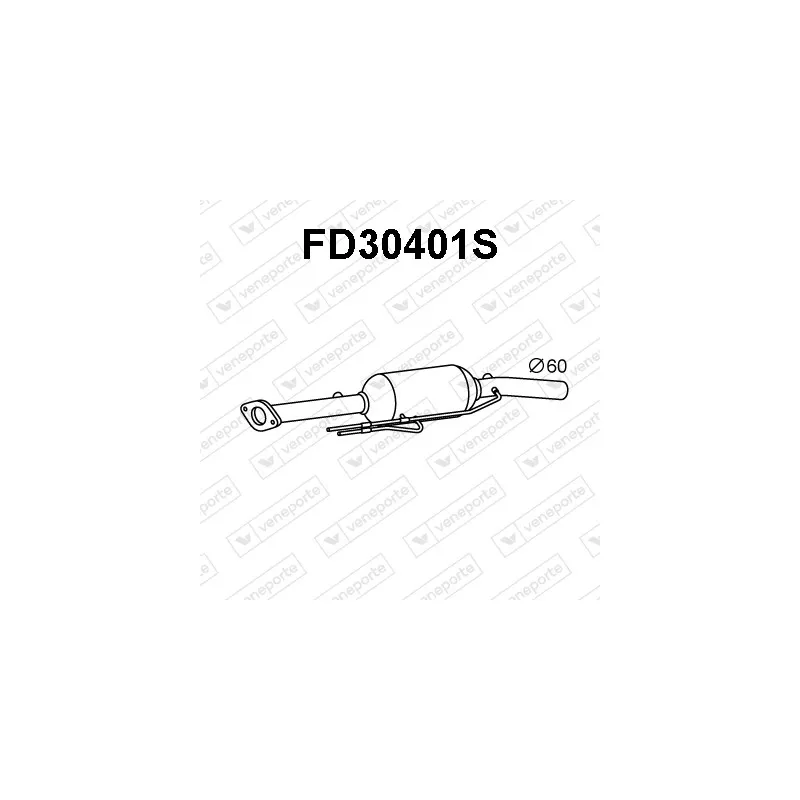 Filtre à particules / à suie, échappement VENEPORTE FD30401S