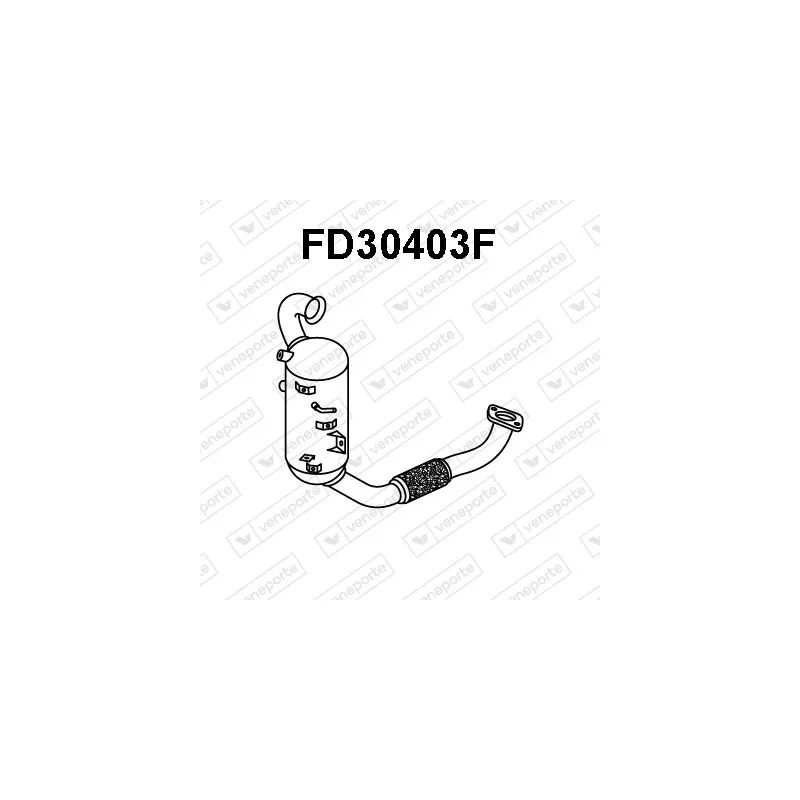 Filtre à particules / à suie, échappement VENEPORTE FD30403F
