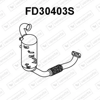 Filtre à particules / à suie, échappement VENEPORTE FD30403S