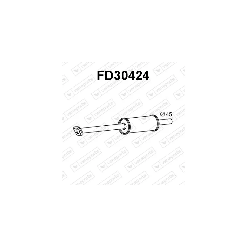Silencieux avant VENEPORTE FD30424