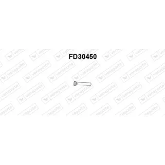 Tuyau d'échappement VENEPORTE FD30450