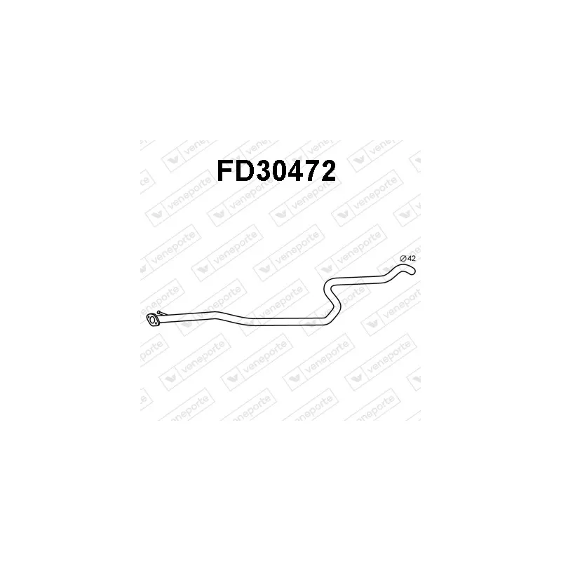 Tuyau d'échappement VENEPORTE FD30472