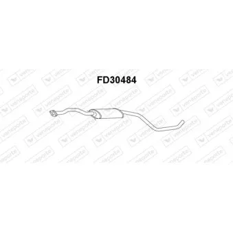 Silencieux central VENEPORTE FD30484