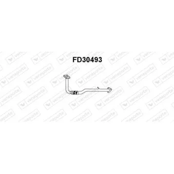 Tuyau d'échappement VENEPORTE FD30493