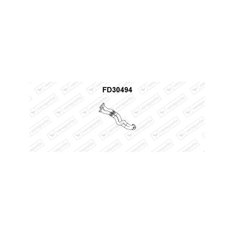 Tuyau d'échappement VENEPORTE FD30494