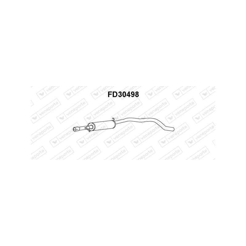 Silencieux central VENEPORTE FD30498
