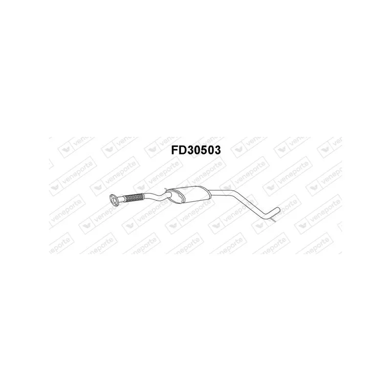 Silencieux central VENEPORTE FD30503