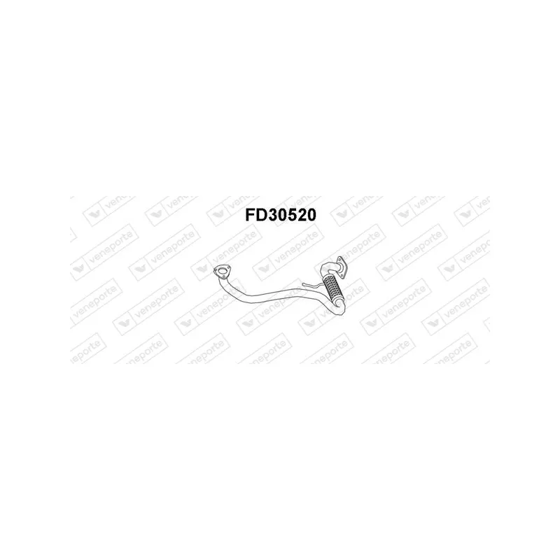 Tuyau d'échappement VENEPORTE FD30520