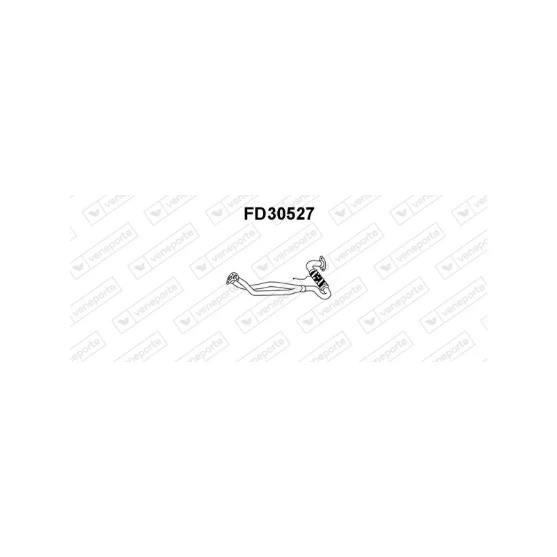 Tuyau d'échappement VENEPORTE FD30527