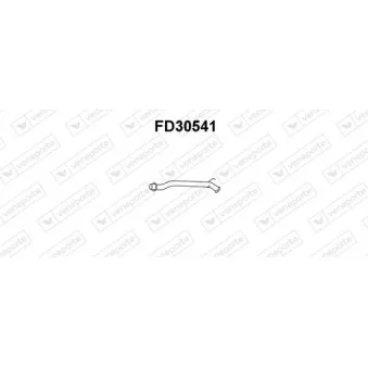 Tuyau d'échappement VENEPORTE FD30541