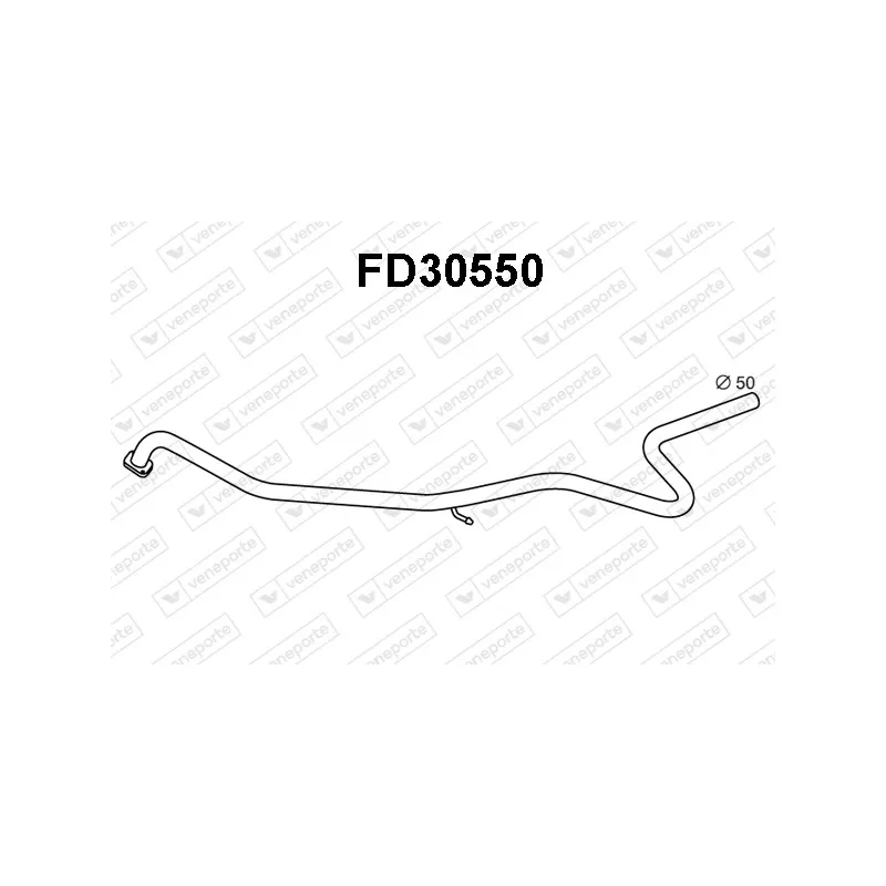 Tuyau d'échappement VENEPORTE FD30550