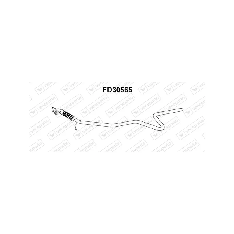 Tuyau d'échappement VENEPORTE FD30565