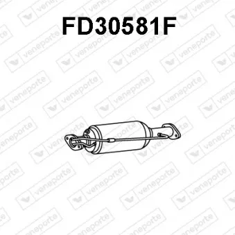 Filtre à particules / à suie, échappement VENEPORTE FD30581F