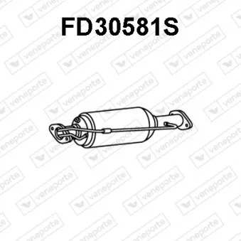 Filtre à particules / à suie, échappement VENEPORTE FD30581S