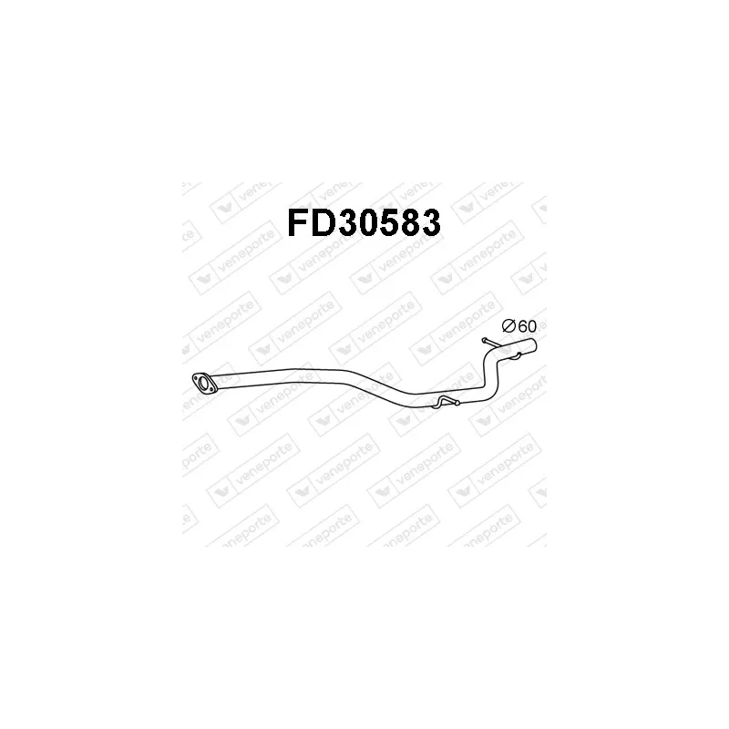 Tuyau d'échappement VENEPORTE FD30583