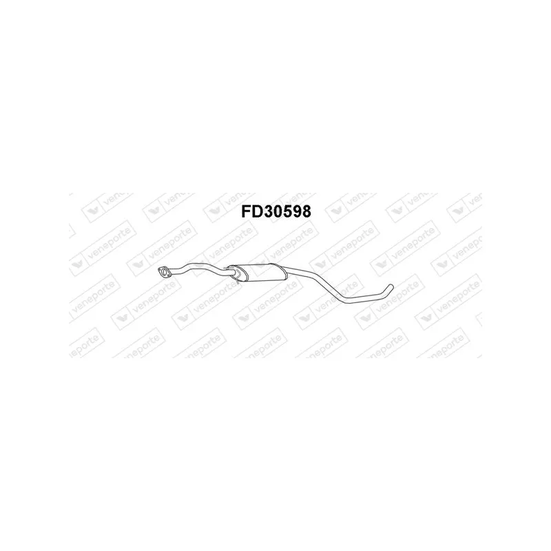 Silencieux central VENEPORTE FD30598