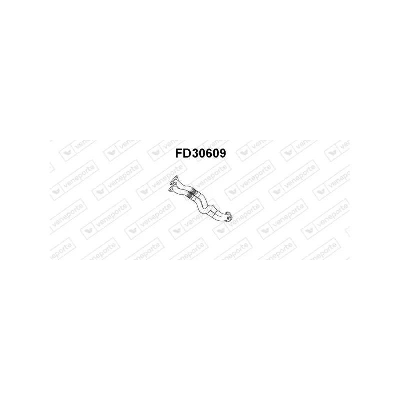 Tuyau d'échappement VENEPORTE FD30609