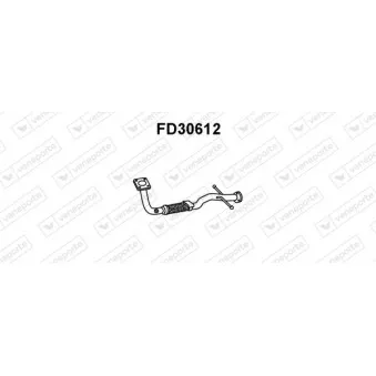 Tuyau d'échappement VENEPORTE FD30612