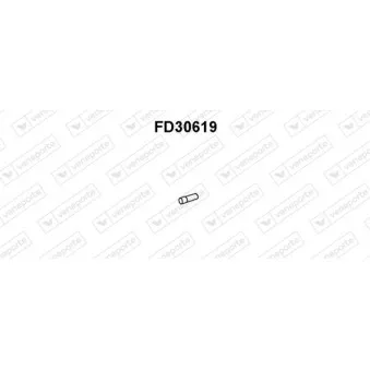 Tuyau d'échappement VENEPORTE FD30619