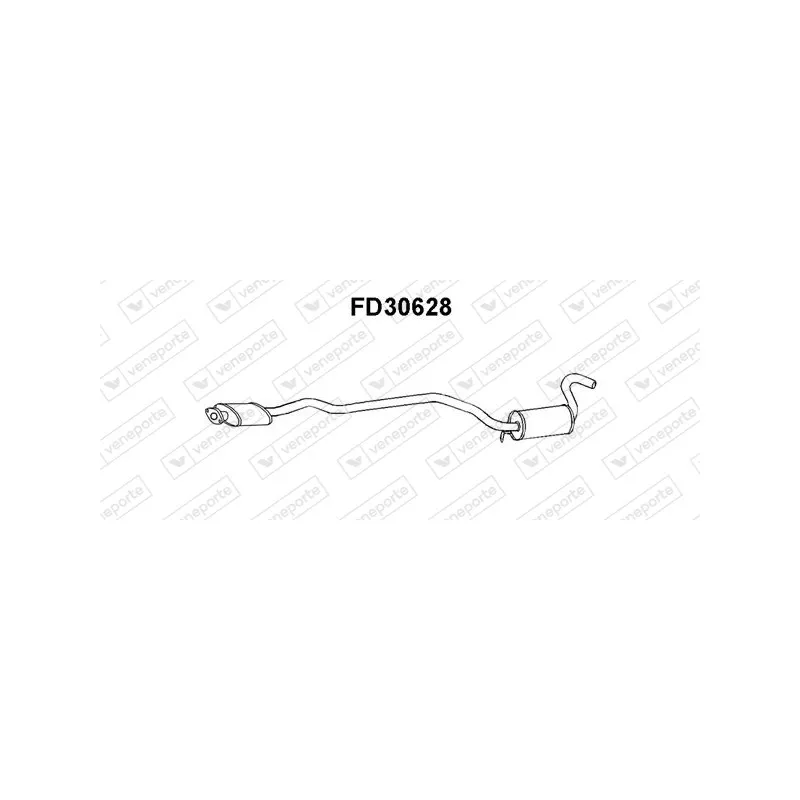 Silencieux avant VENEPORTE FD30628