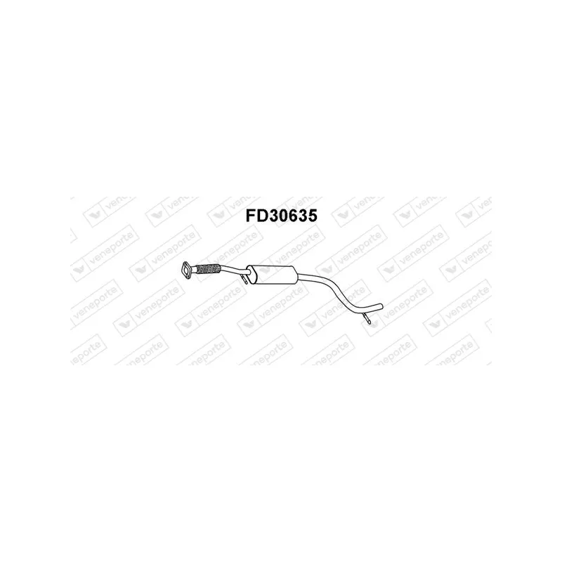 Silencieux avant VENEPORTE FD30635