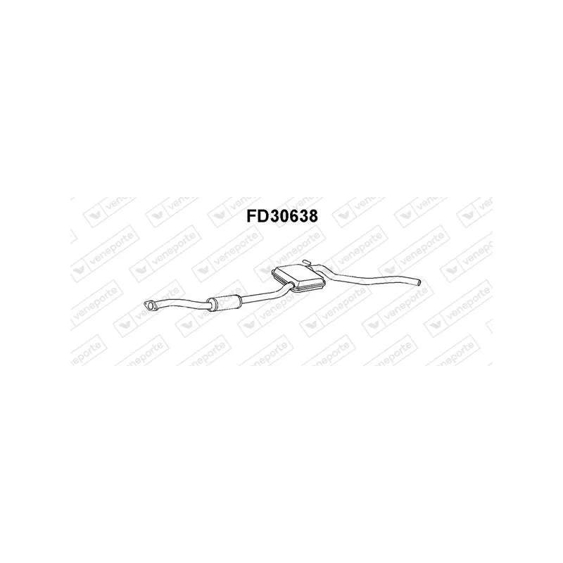 Silencieux avant VENEPORTE FD30638