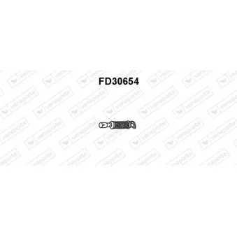 Tube de réparation, catalyseur VENEPORTE FD30654