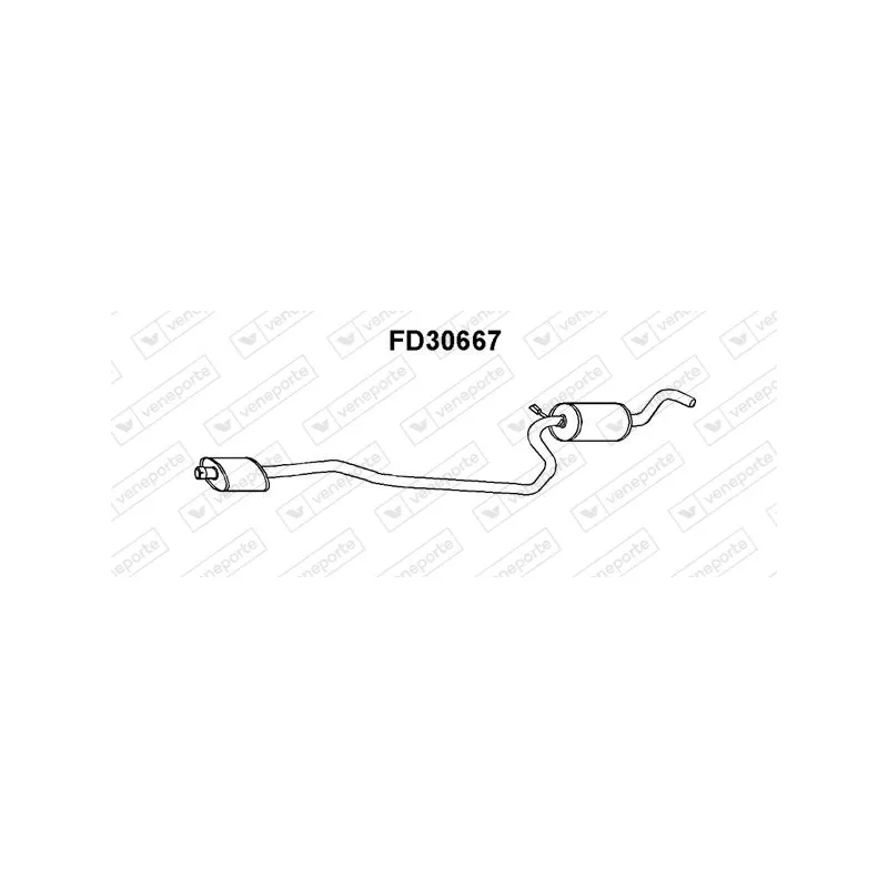 Silencieux central VENEPORTE FD30667