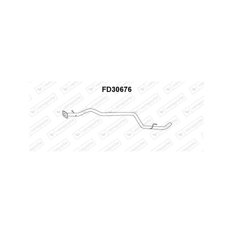 Tuyau d'échappement VENEPORTE FD30676