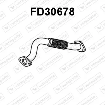 Tuyau d'échappement VENEPORTE FD30678
