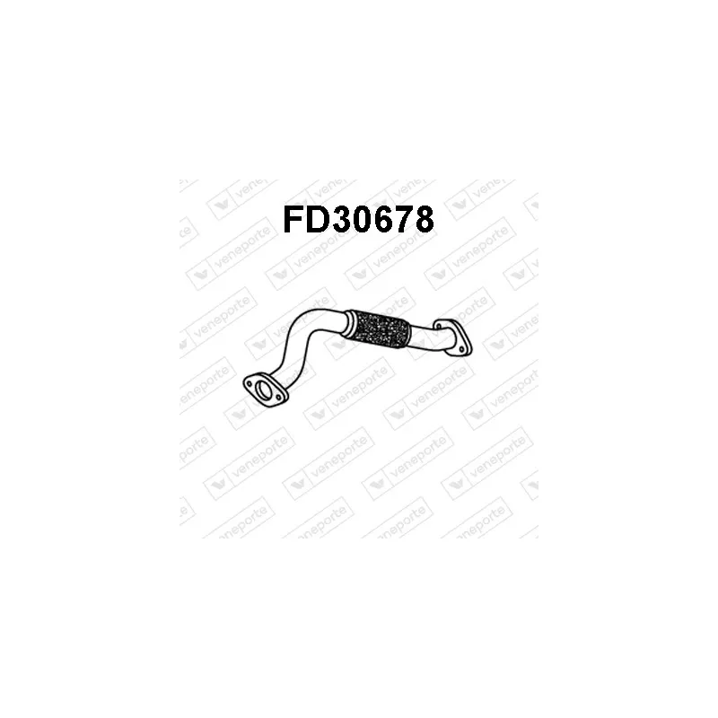 Tuyau d'échappement VENEPORTE FD30678