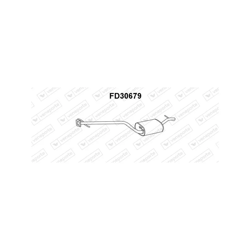 Silencieux central VENEPORTE FD30679