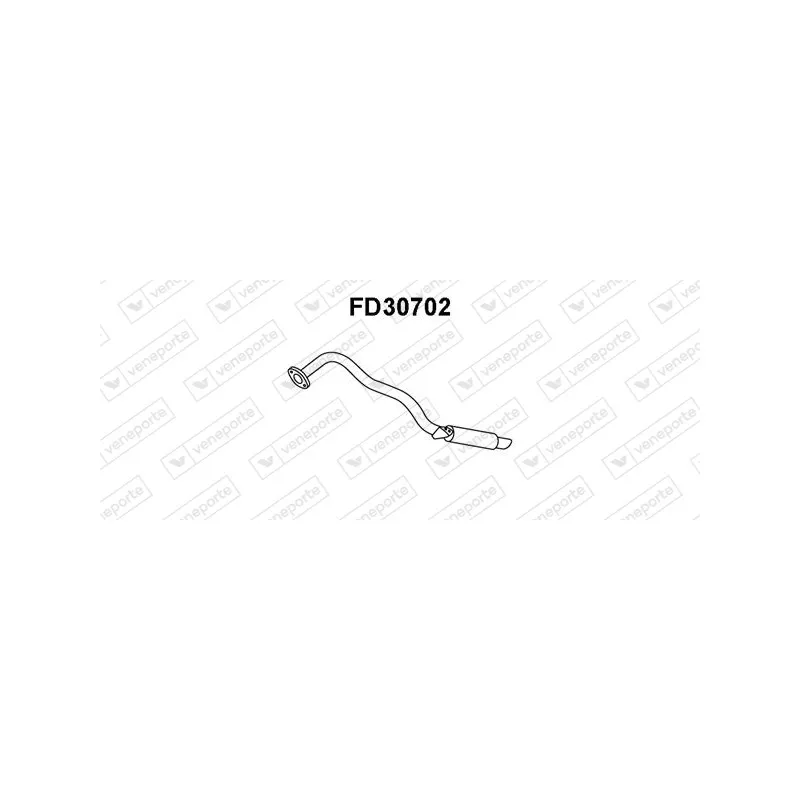 Silencieux arrière VENEPORTE FD30702