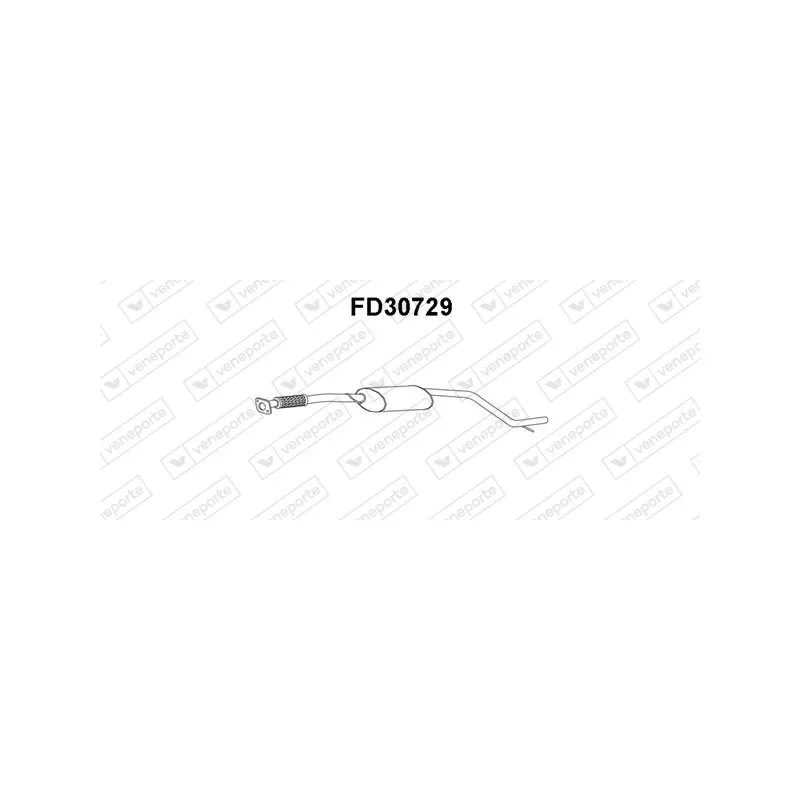 Silencieux avant VENEPORTE FD30729