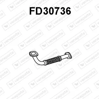 Tuyau d'échappement VENEPORTE FD30736