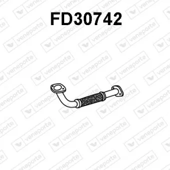 Tuyau d'échappement VENEPORTE FD30742
