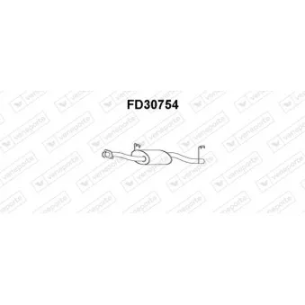 Silencieux avant VENEPORTE