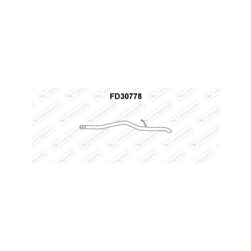 Tuyau d'échappement VENEPORTE FD30778