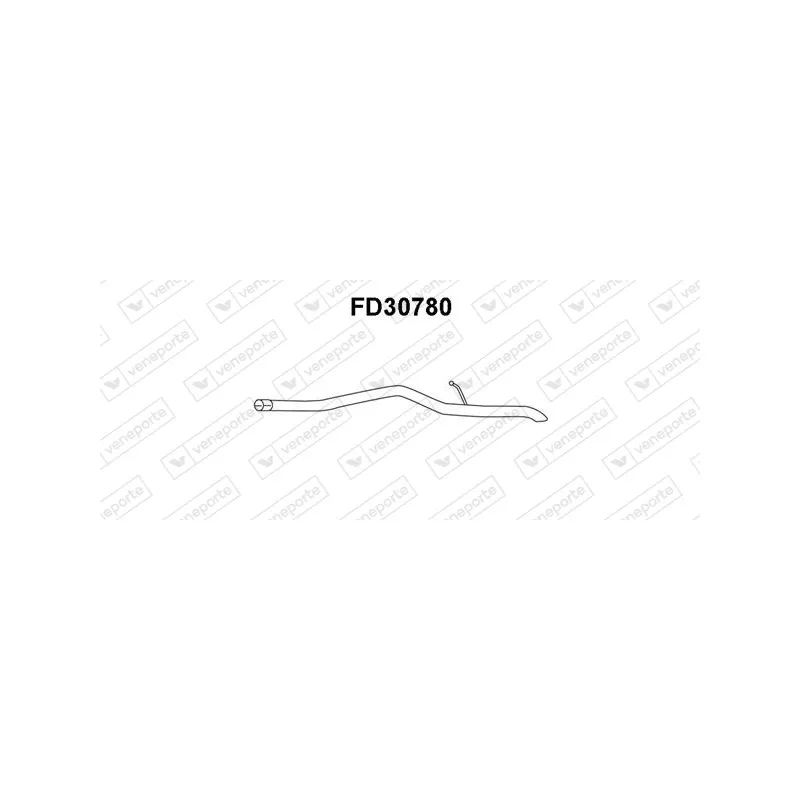 Tuyau d'échappement VENEPORTE FD30780