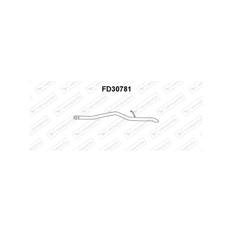 Tuyau d'échappement VENEPORTE FD30781
