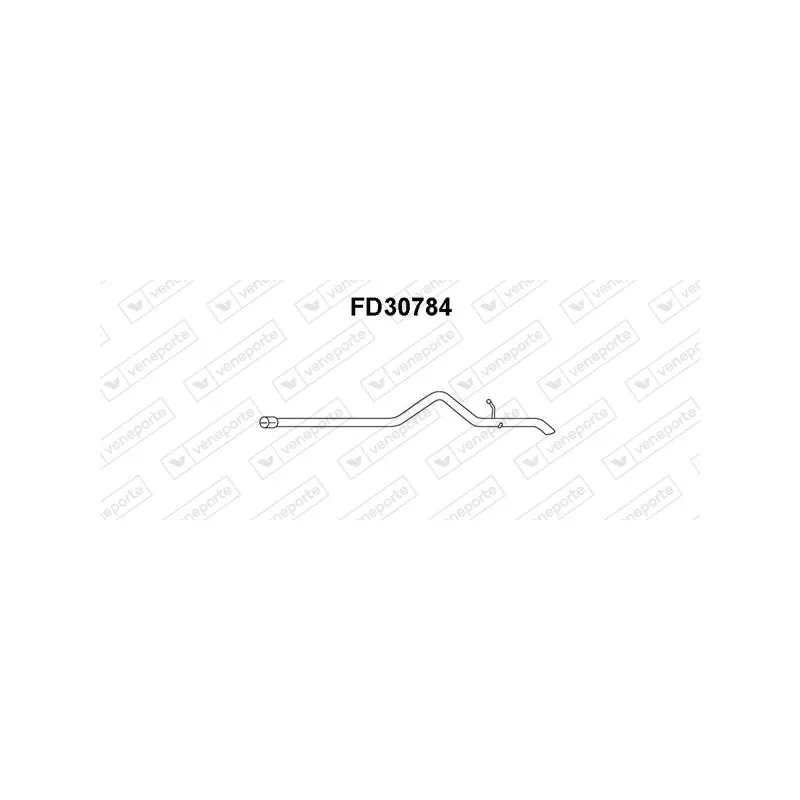 Tuyau d'échappement VENEPORTE FD30784