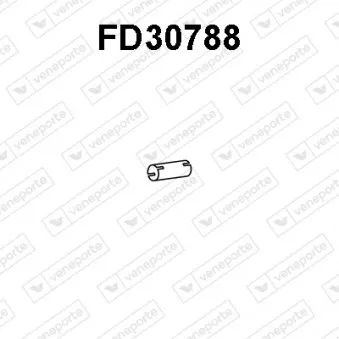 Tuyau d'échappement VENEPORTE FD30788