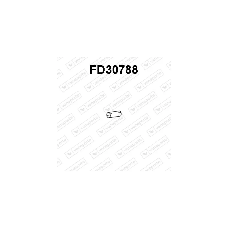 Tuyau d'échappement VENEPORTE FD30788