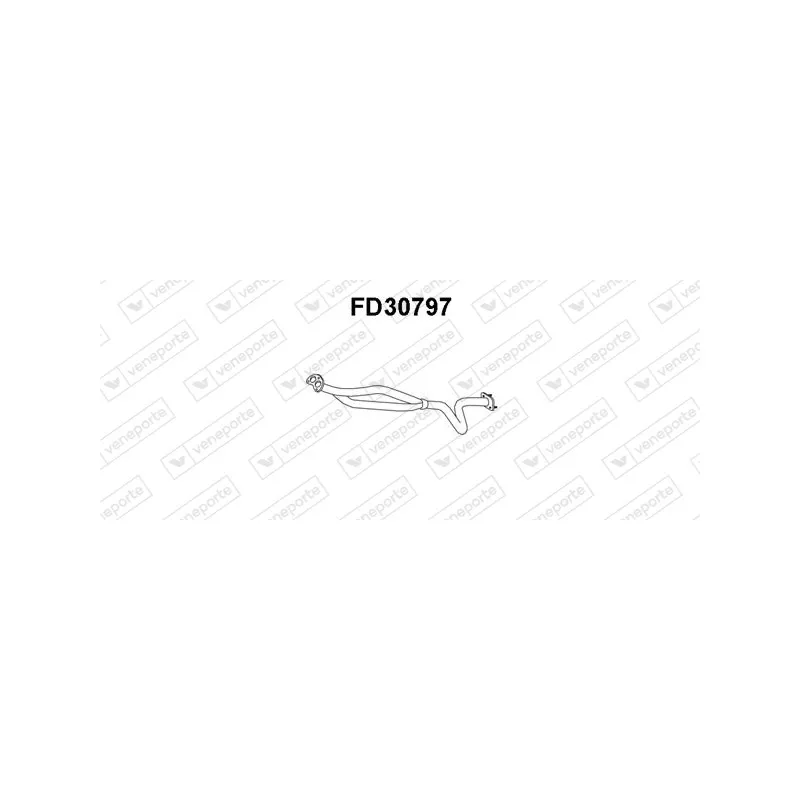 Tuyau d'échappement VENEPORTE FD30797