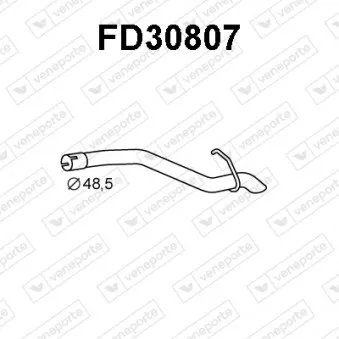 Tuyau d'échappement VENEPORTE FD30807