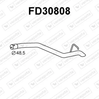 Tuyau d'échappement VENEPORTE FD30808